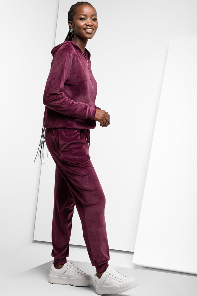 Jogger Trackpants Burgundy (1)