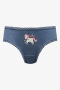 7 Pack Unicorn Bikini Panties Multi (4)
