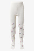 2 Pack Tights Cream & Lilac (1)