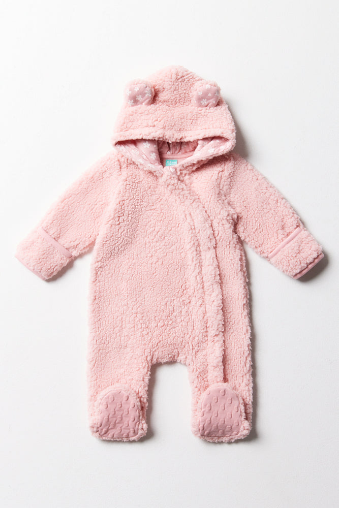 Sherpa Babygrow Pink