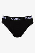 5 Pack Comfort Briefs Black (5)