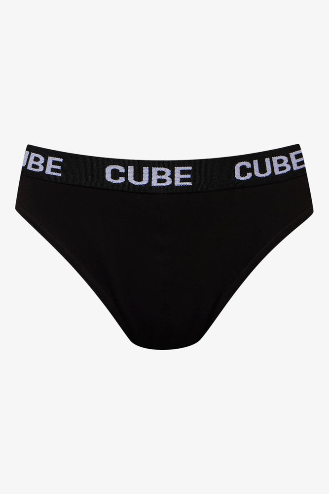 5 Pack Comfort Briefs Black (2)
