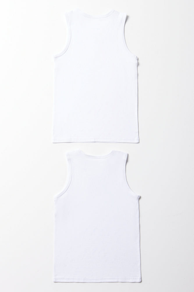2PK SLEEVELESS VESTS WHITE (2)
