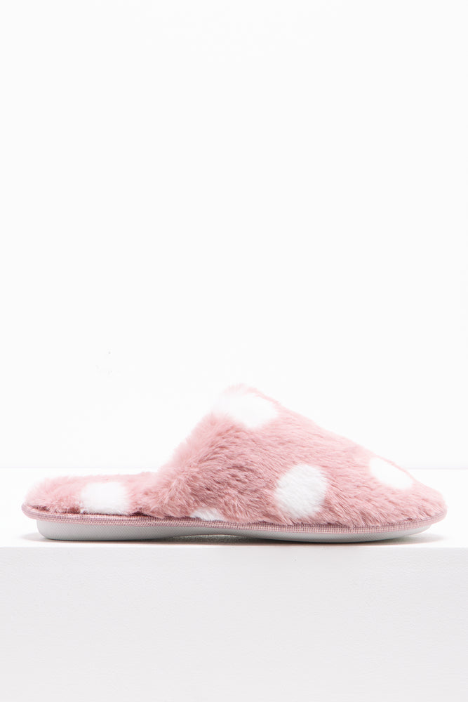 Polka Dot Slipper Pink