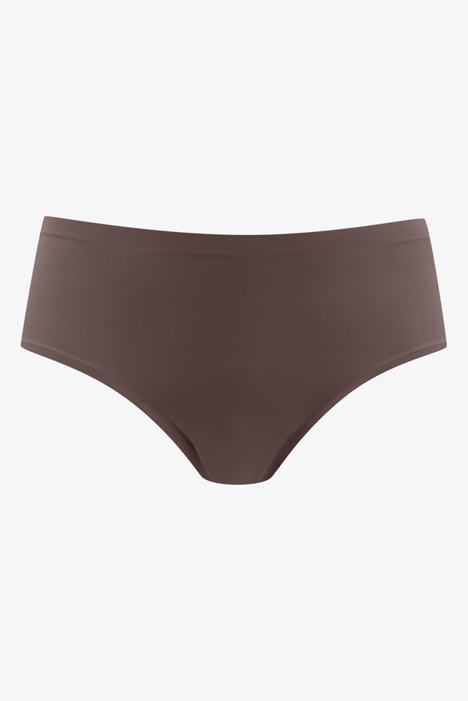 2 Pack Bonded Boyleg Panties Black & Natural (2)