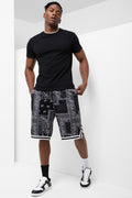 Paisley Basketball Shorts Black