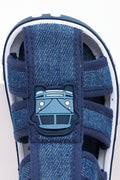 Car Sandal Denim Blue (4)