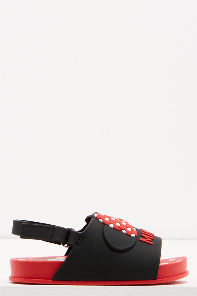 Minnie Mouse Bow Slide Red & Black