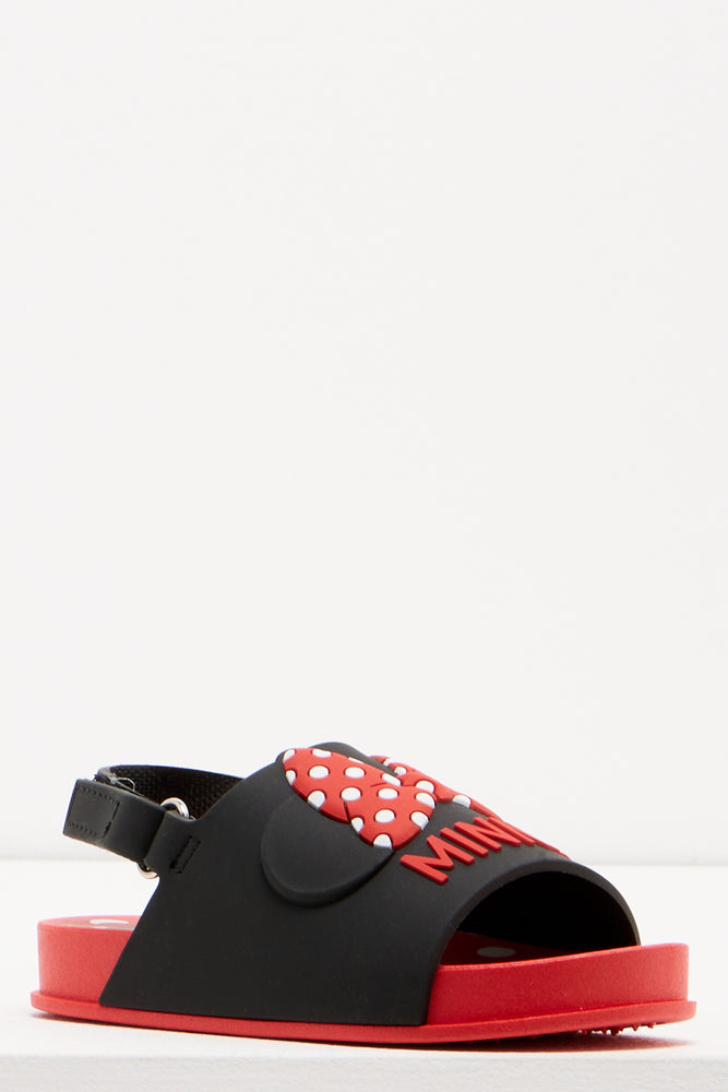 Minnie Mouse Bow Slide Red & Black