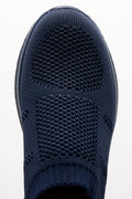 Knitted Trainer Navy (4)