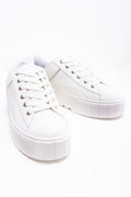 Platform Sneaker White