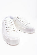 Platform Sneaker White