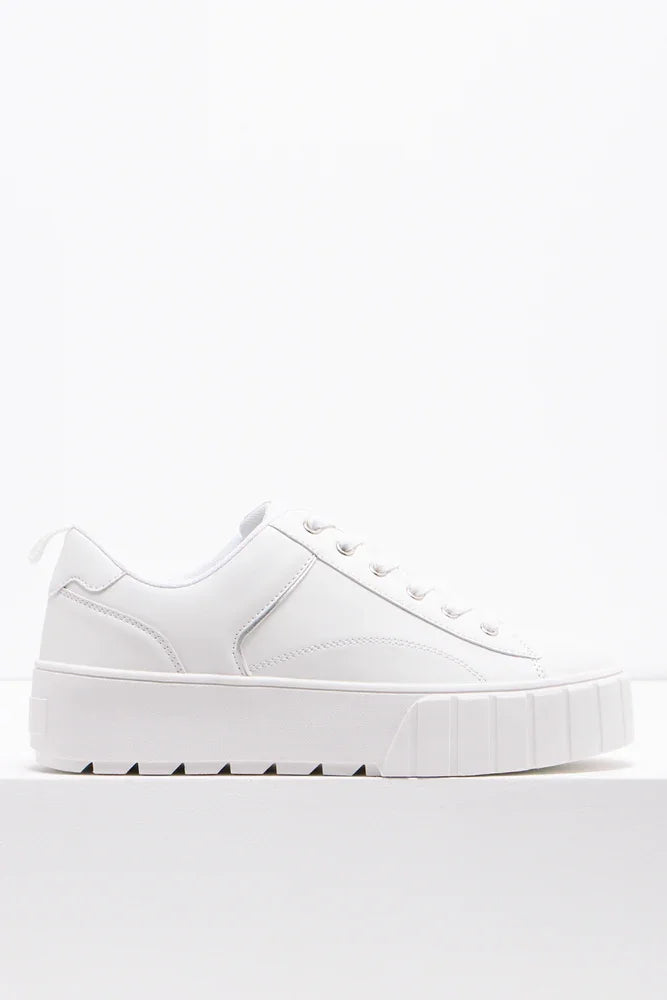 Platform Sneaker White (1)