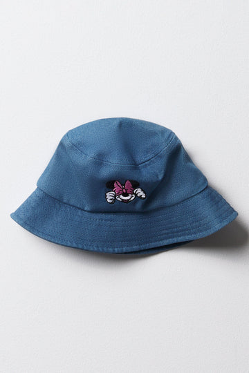 Minnie Mouse Denim Bucket Hat Blue