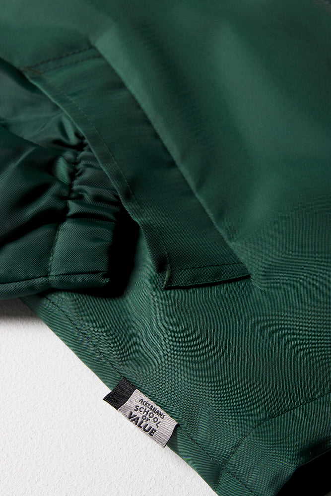 Unisex School Rain Jacket Green (2)