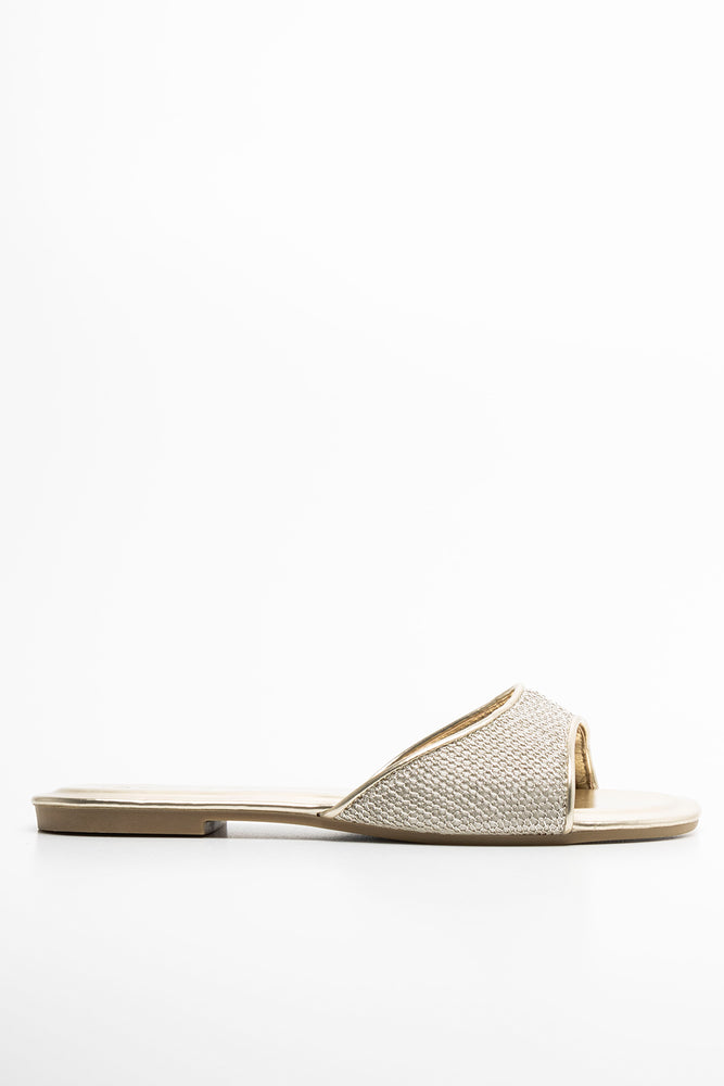 Mesh Sandal Gold