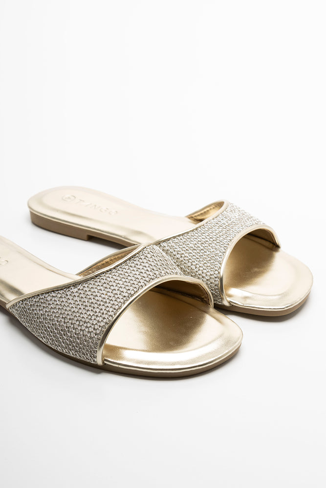 Mesh Sandal Gold (2)