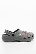 Raised Jibbitz Clog Grey (1)