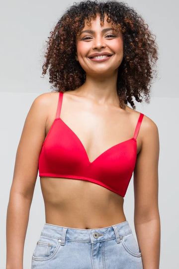 2Pack Smooth Padded Wire Free Bra Small