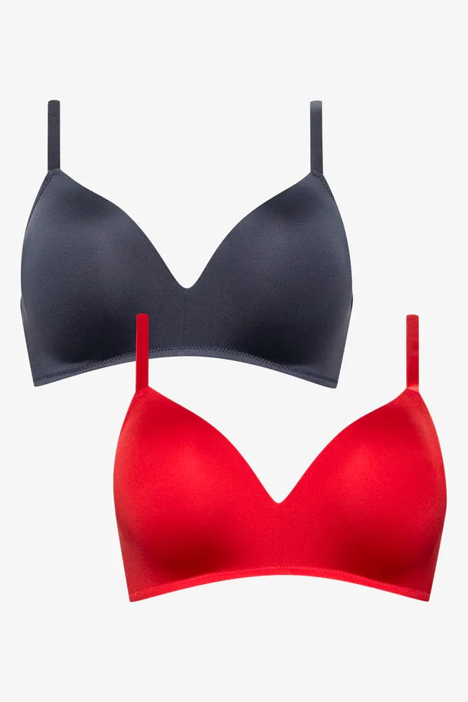 2Pack Smooth Padded Wire Free Bra Small (1)