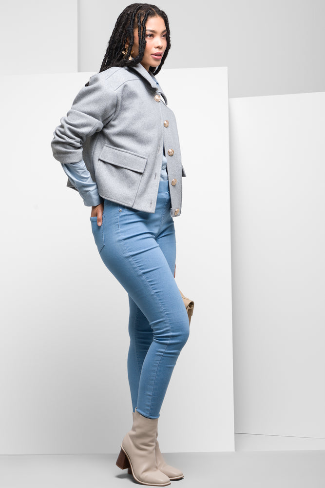 Pull On Jeggings Light Blue