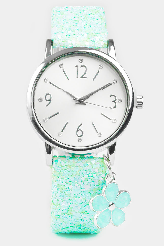 Flower Watch Aqua