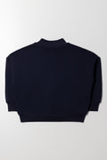 High Neck Tracktop Navy (2)