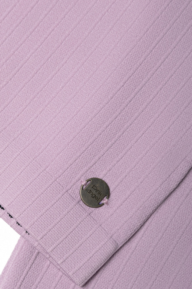 High Neck Seamless Top Lilac