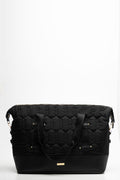 Travel Bag With Cosmetics Bag Set Black (1)