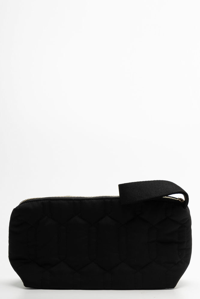 Travel Bag With Cosmetics Bag Set Black (4)