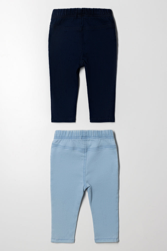 2 Pack Jeggings Blue (2)