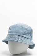 Washed Denim Bucket Hat Light Blue (1)