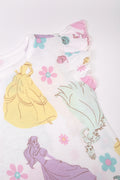 Disney Princess 2 Pack   Tshirt Pink (1)