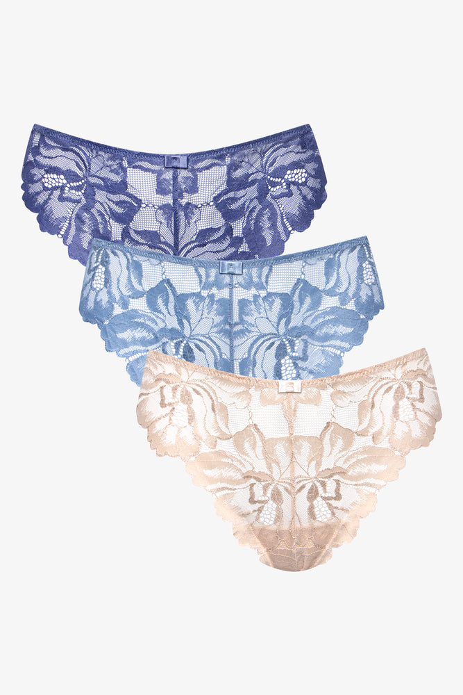 3 Pack   Summer Lace Thong