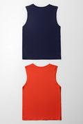 Spiderman 2 Pack Vest Navy (3)