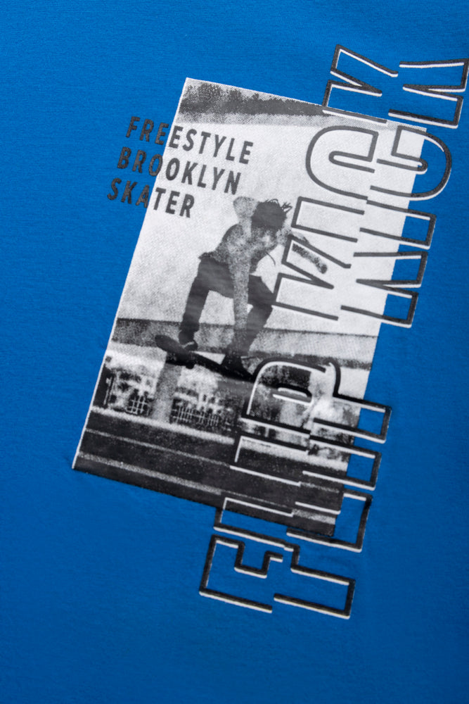 Skate T-Shirt Cobalt Blue