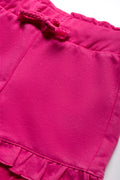 Unbrused Frilled Short Cerise (1)