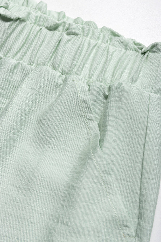 Pull On Woven Short Misty Jade