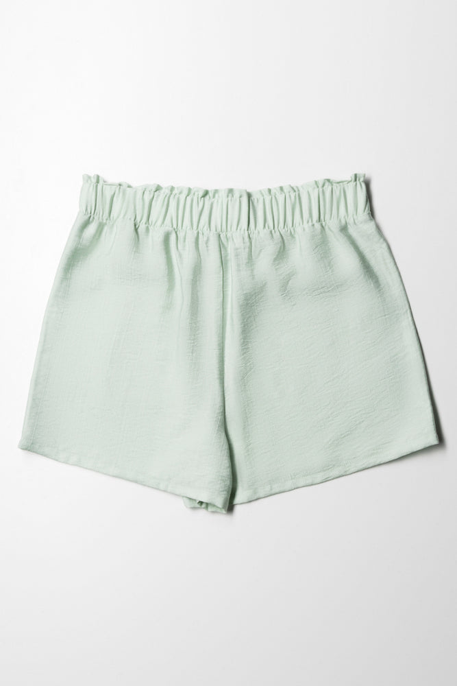 Pull On Woven Short Misty Jade (2)