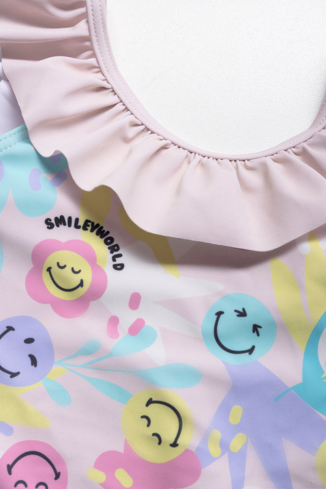 SmileyWorld Frill Swimsuit Multi (1)