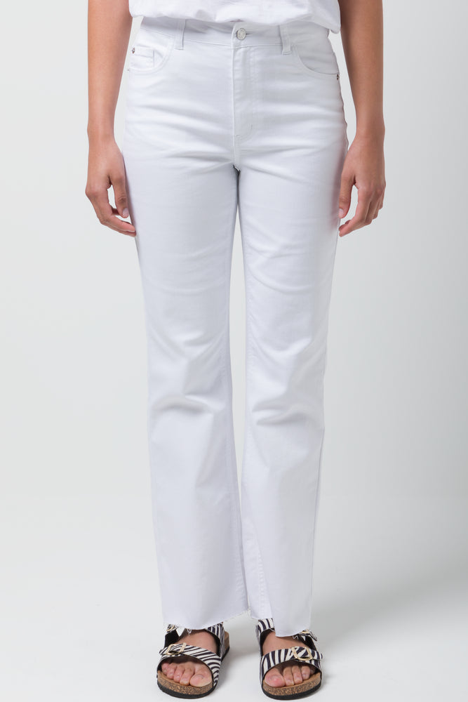 Flare Leg Jean White