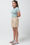 Stripe Short Sleeve T-Shirt Green (1)