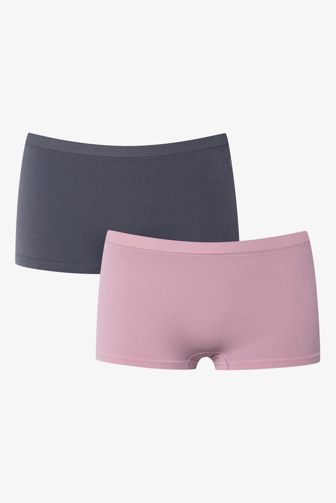 2 Pack Seam-free Boylegs Pink & Grey