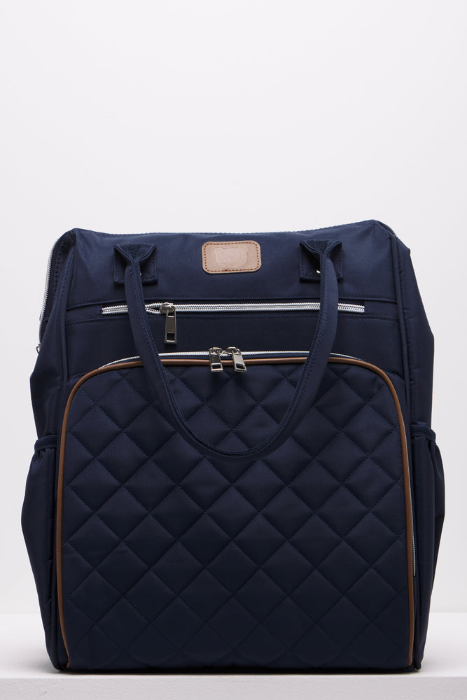 Navy Upper Handle Backpack