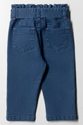 Self Tie Belt Denim Jeans Blue (2)