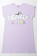 Sleepshirt Bear Lilac