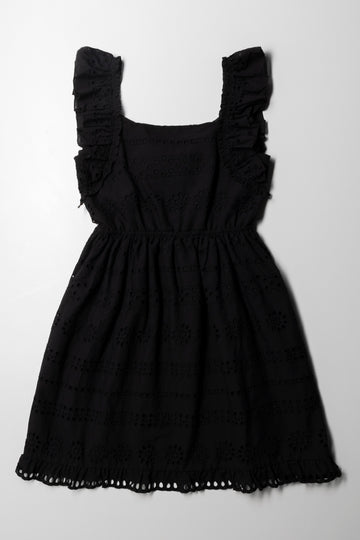 Anglaise Dress Black