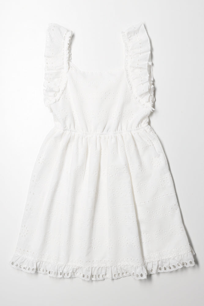 Anglaise Dress White