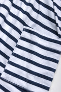 Pocket Dress Navy Stripes White (1)