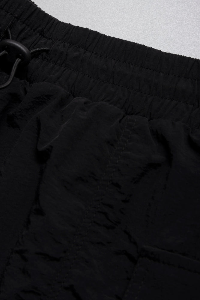 Black Parachute Shorts